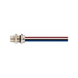 Connecteur mâle M8, 4 pol.,   IP67, 4A, non-blindé